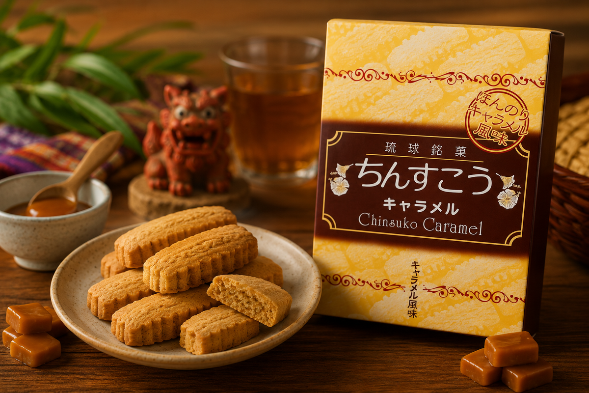 キャラメルちんすこう(小)|沖縄伝統菓子×濃厚キャラメルの贅沢コラボ【徳和商店公式通販】