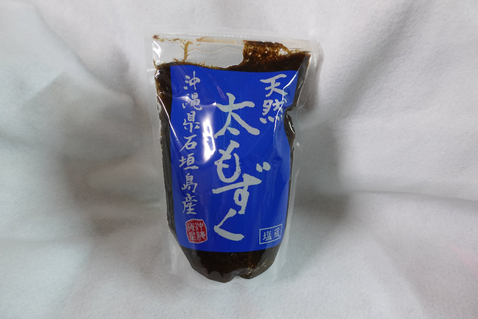 石垣島産 天然太もずく(塩蔵)|磯の香りと太い食感の沖縄海藻【徳和商店公式通販】