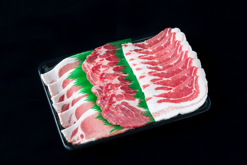 あぐー豚ロース・バラセット|沖縄ブランド豚の極上しゃぶしゃぶ・すき焼き用お取り寄せ【徳和商店公式通販】