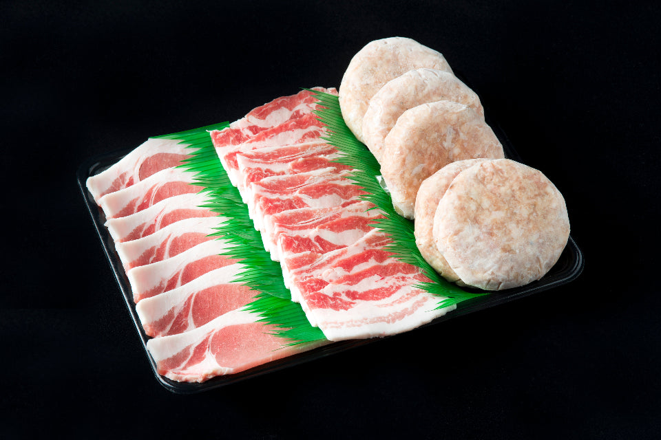 あぐー豚三味セット｜沖縄ブランド豚のロース・バラ・ハンバーグ食べ比べ！ギフト・お取り寄せに最適【徳和商店公式通販】