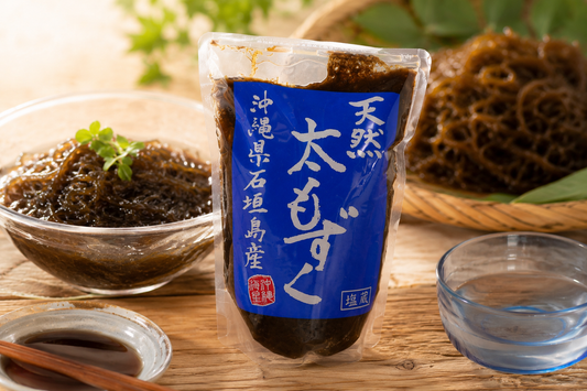 石垣島産 天然太もずく（塩蔵）｜磯の香りと太い食感の沖縄海藻【徳和商店公式通販】